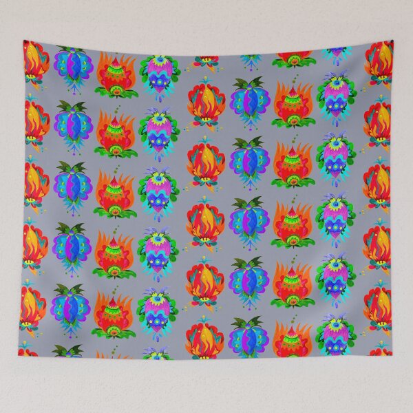 Item preview, Decorative flowers, folklore style ornement, motif designed and sold by Mevissart.