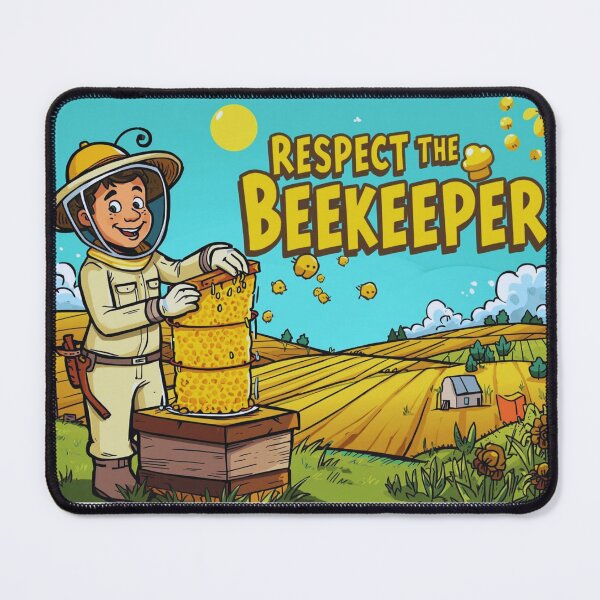 Item preview, Respect the Beekeeper – Cute Honey Bee Farmer designed and sold by ShadyArfaa.