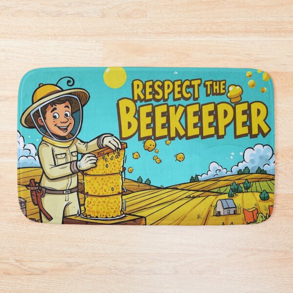 Item preview, Respect the Beekeeper – Cute Honey Bee Farmer designed and sold by ShadyArfaa.