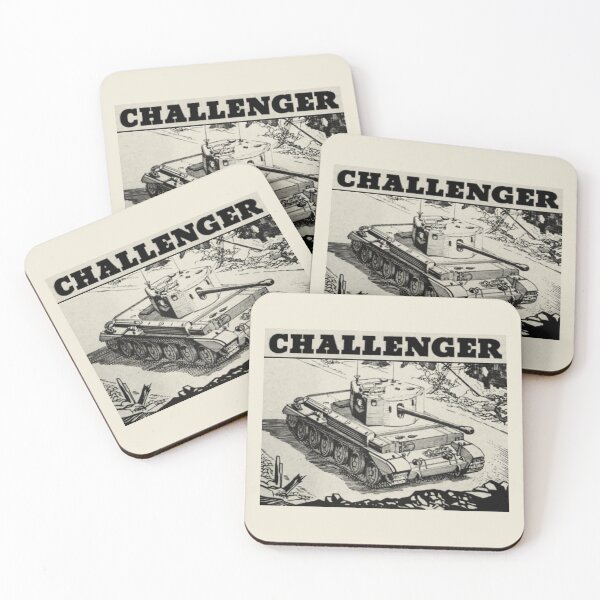 Item preview, Challenger A30 WWII British Tank Scene Art designed and sold by MilitaryMart.