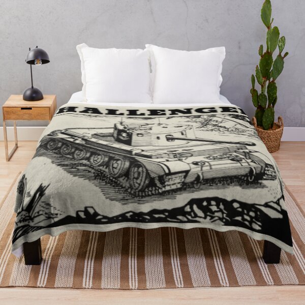 Item preview, Challenger A30 WWII British Tank Scene Art designed and sold by MilitaryMart.