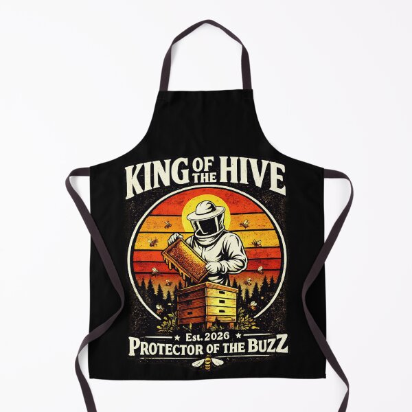 Item preview, King of the Hive Beekeeper Vintage Graphic designed and sold by designleon19.