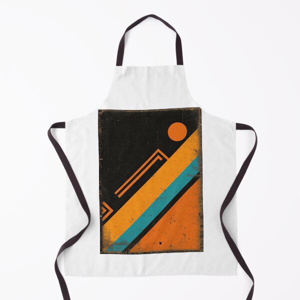 Item preview, Retro Orange and Black Geometric Diagonal Lines designed and sold by Piotrek0001.