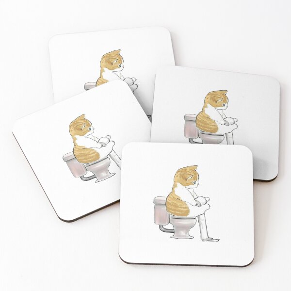 Item preview, Mofusand - Cat on Toliet designed and sold by penny555.