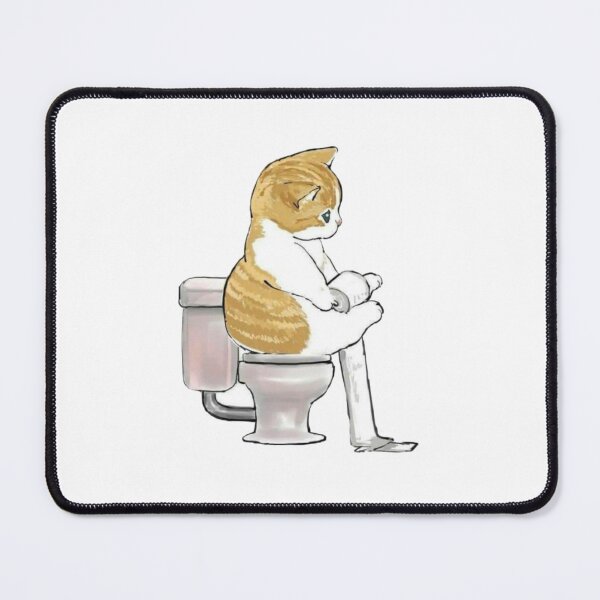 Item preview, Mofusand - Cat on Toliet designed and sold by penny555.