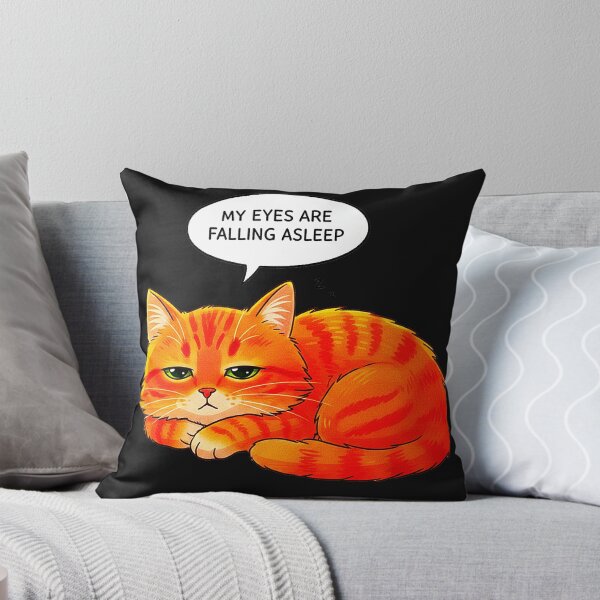 Item preview, Sleepy Ginger Cat | My Eyes Are Falling Asleep | RS Positive Series designed and sold by RS-Globalist-.