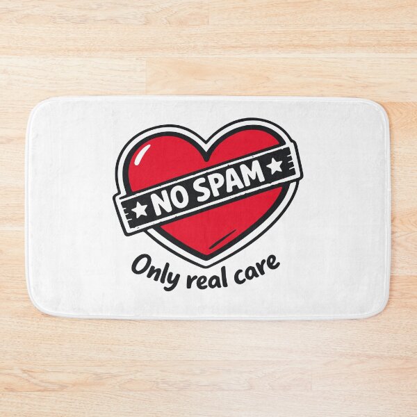 Item preview, No Spam Only Real Care designed and sold by SnappyPNG.