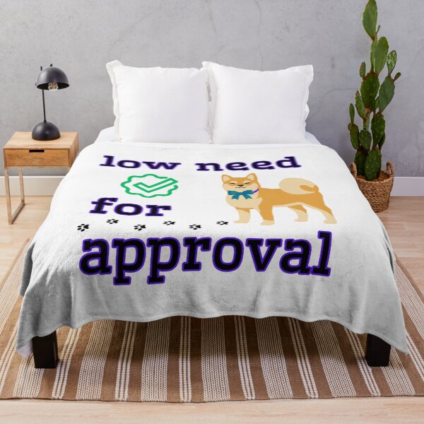 Item preview, Low Need for Approval – Shiba Confidence Dog Design designed and sold by Versik-.