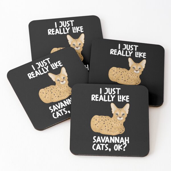 Item preview, I Just Really Like Savannah Cats Ok? designed and sold by GabbyKash.