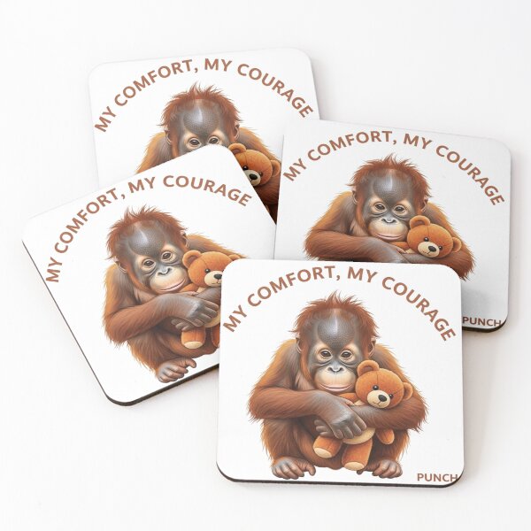 Item preview, Punch the Orangutan – My Comfort My Courage 2 designed and sold by FlamaC.