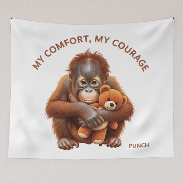 Item preview, Punch the Orangutan – My Comfort My Courage 2 designed and sold by FlamaC.