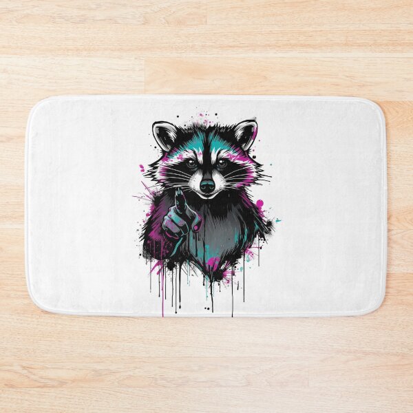 Item preview, Urban Outlaw: The Graffiti Raccoon designed and sold by christinmrose.