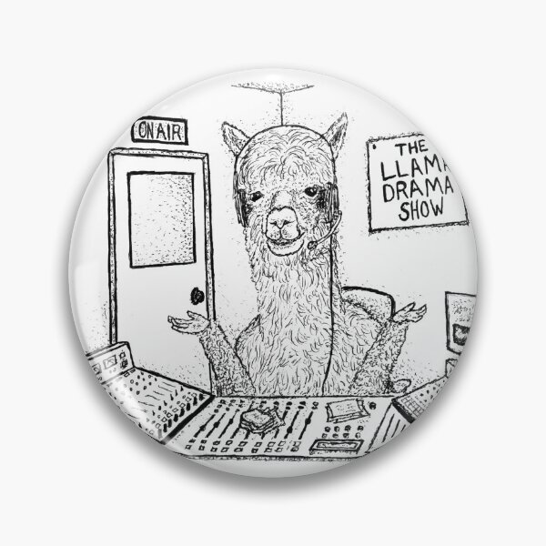 Item preview, The Llama Drama Show Podcast Radio Host designed and sold by wbhny.