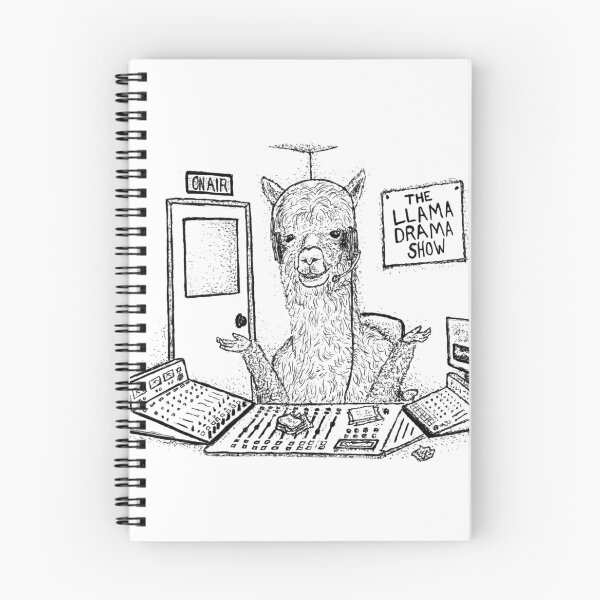 Item preview, The Llama Drama Show Podcast Radio Host designed and sold by wbhny.