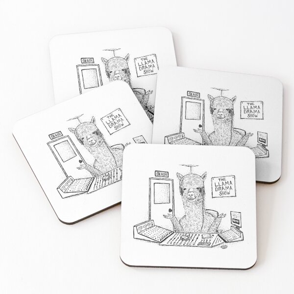 Item preview, The Llama Drama Show Podcast Radio Host designed and sold by wbhny.