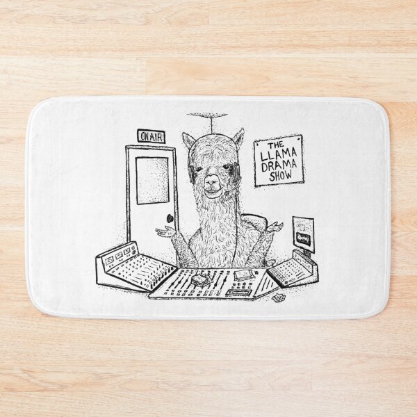 Item preview, The Llama Drama Show Podcast Radio Host designed and sold by wbhny.