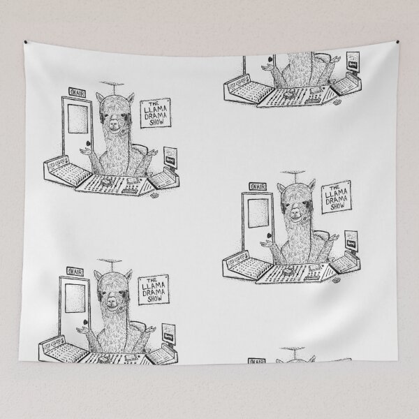 Item preview, The Llama Drama Show Podcast Radio Host designed and sold by wbhny.