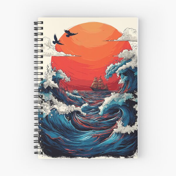 Item preview, Sunset in Old School Ink designed and sold by Retro Type.