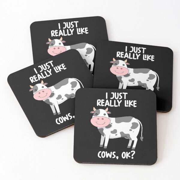 Item preview, I Just Really Like Cows Ok? designed and sold by GabbyKash.
