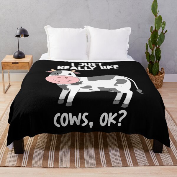 Item preview, I Just Really Like Cows Ok? designed and sold by GabbyKash.