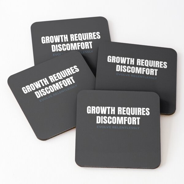 Item preview, Growth Requires Discomfort Motivational Shirt – Evolve Relentlessly Mindset Quote Gift for Personal Development designed and sold by MillionaireGenZ ⭐⭐⭐⭐⭐ (5.0).