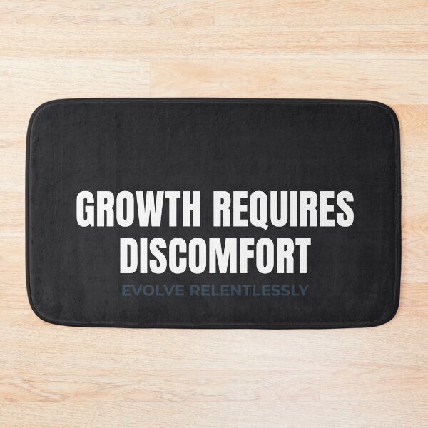 Item preview, Growth Requires Discomfort Motivational Shirt – Evolve Relentlessly Mindset Quote Gift for Personal Development designed and sold by MillionaireGenZ ⭐⭐⭐⭐⭐ (5.0).
