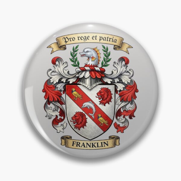 Item preview, The Franklin Family Coat of Arms designed and sold by BagTown Clans.