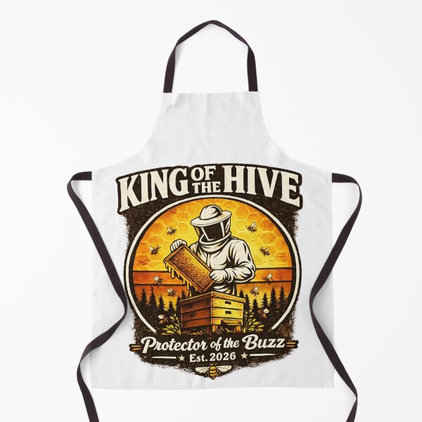 Item preview, King of the Hive Beekeeper Vintage Sunset Graphic designed and sold by designleon19.
