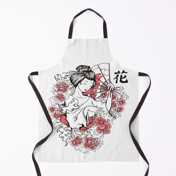 Item preview, Elegant Japanese Geisha Art – Traditional Ukiyo-e Aesthetic Print designed and sold by oceantospace.