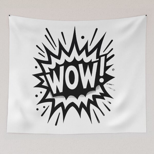 Item preview, WOW! Comic Explosion | Minimalist Pop Art Action designed and sold by RS-Globalist-.