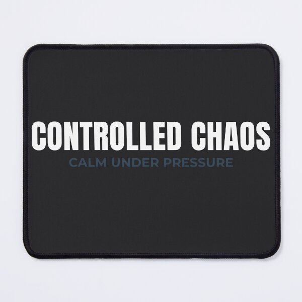 Item preview, Controlled Chaos Quote Shirt – Calm Under Pressure Motivational Apparel for Leaders and Resilient Minds designed and sold by MillionaireGenZ ⭐⭐⭐⭐⭐ (5.0).