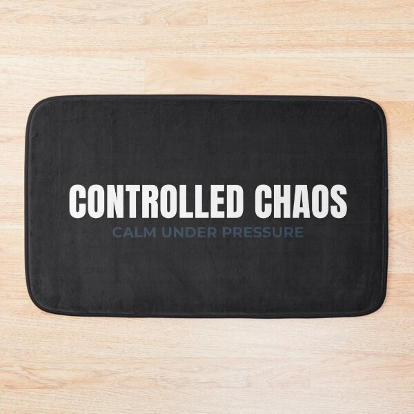 Item preview, Controlled Chaos Quote Shirt – Calm Under Pressure Motivational Apparel for Leaders and Resilient Minds designed and sold by MillionaireGenZ ⭐⭐⭐⭐⭐ (5.0).
