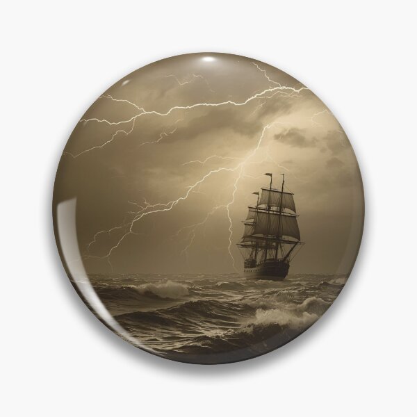 Item preview, Galleon with Lightning designed and sold by RisingWolfStudio.