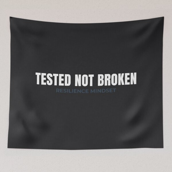 Item preview, Tested Not Broken Motivational Shirt – Resilience Mindset Quote Gift for Strong and Unstoppable Individuals designed and sold by MillionaireGenZ ⭐⭐⭐⭐⭐ (5.0).