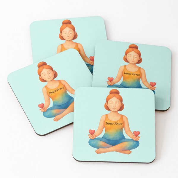 Item preview, A yogi in the lotus flower pose with a message for you. designed and sold by Knock on my door.