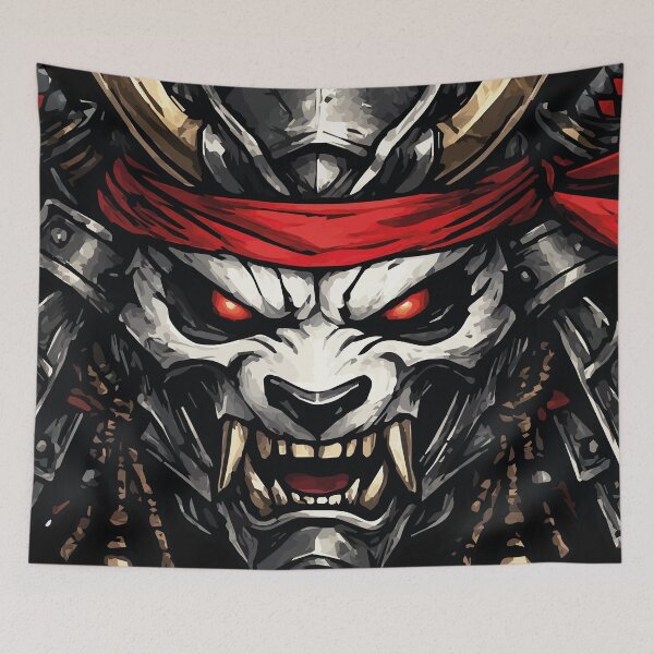 Item preview, Samurai Panda Mask designed and sold by shockart-pl.