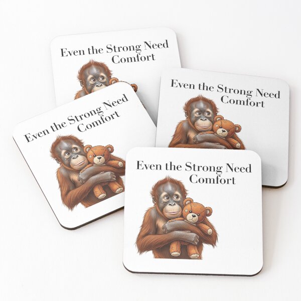Item preview, Punch the Orangutan – Even the Strong Need Comfort 2 designed and sold by FlamaC.