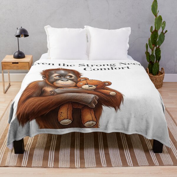 Item preview, Punch the Orangutan – Even the Strong Need Comfort 2 designed and sold by FlamaC.
