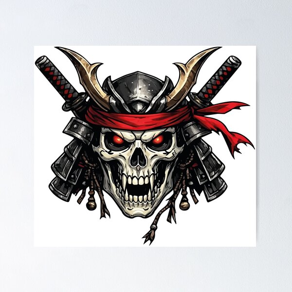 Item preview, Samurai Skull Mask designed and sold by shockart-pl.