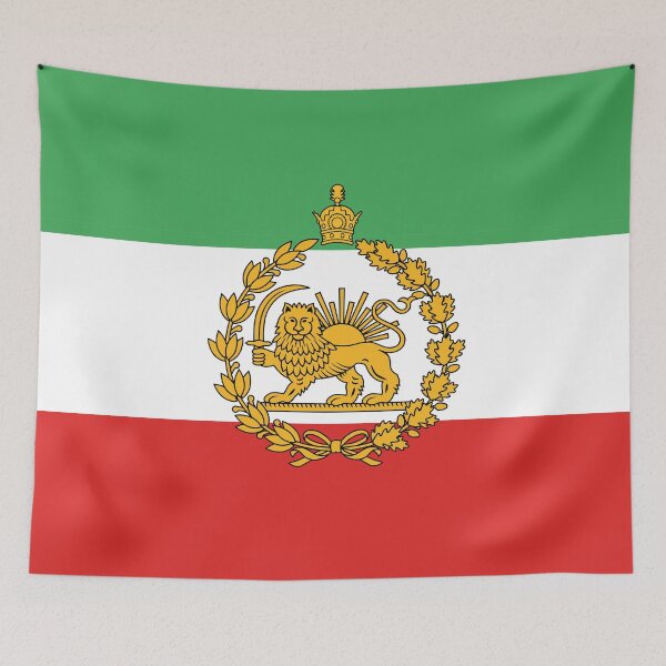 Item preview, Sun & Lion Flag designed and sold by MahsaWatercolor.