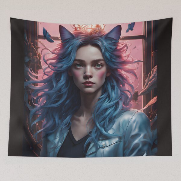 Item preview, Blue Ice and Pink Sky: Pure Vibe designed and sold by KunstGeist.