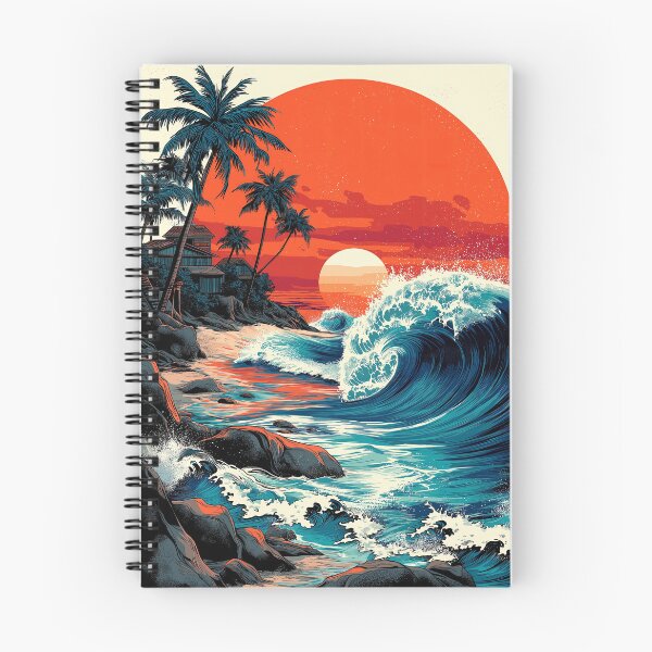 Item preview, Graphic Ocean Wave Tattoo designed and sold by Retro Type.
