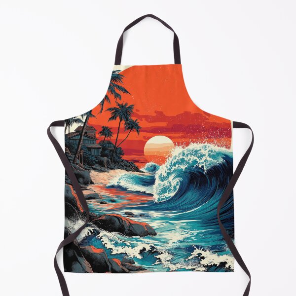 Item preview, Graphic Ocean Wave Tattoo designed and sold by Retro Type.