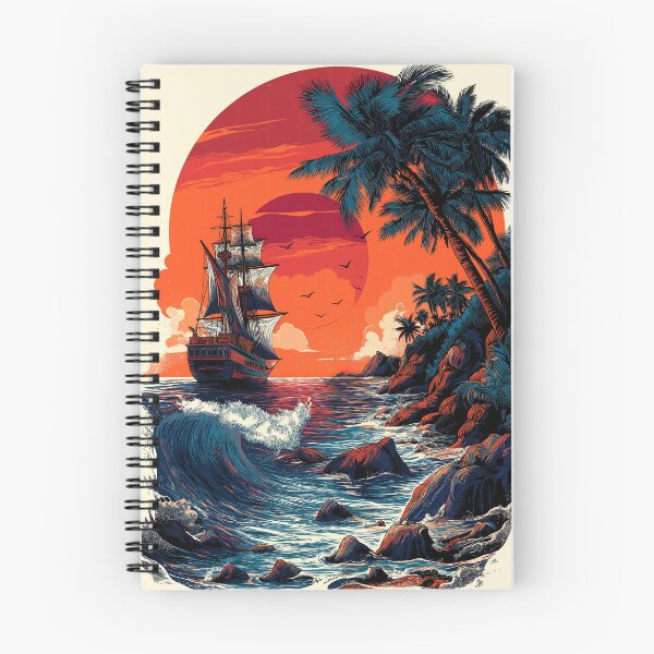 Item preview, High-Contrast Coastline designed and sold by Retro Type.