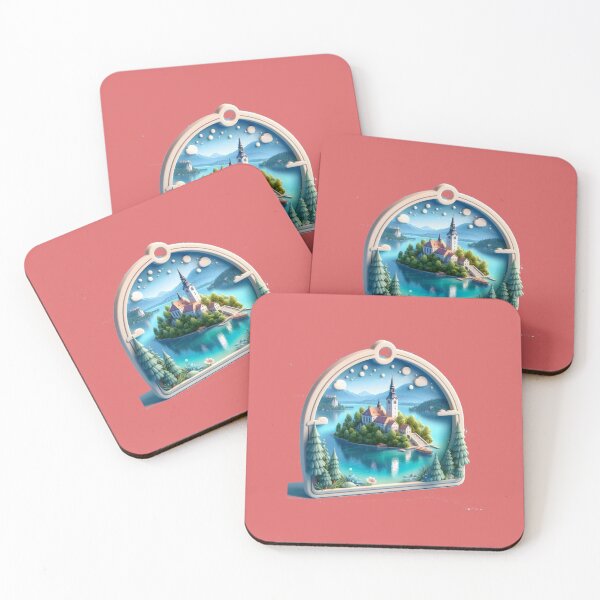 Item preview, Lake Bled – Fairytale Island  Title Lake Bled Fairytale Island  designed and sold by PaintMeWorld.