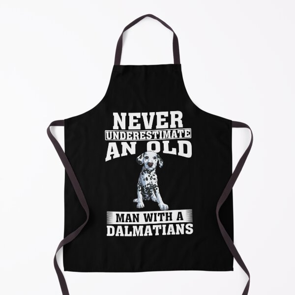 Item preview, Never Underestimate an Old Man with Dalmatians designed and sold by CosmoKitsch.
