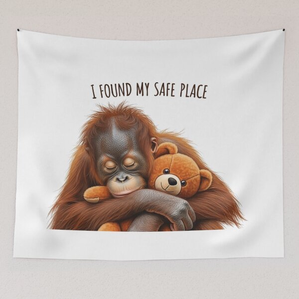 Item preview, Punch the Orangutan – I Found My Safe Place 2 designed and sold by FlamaC.