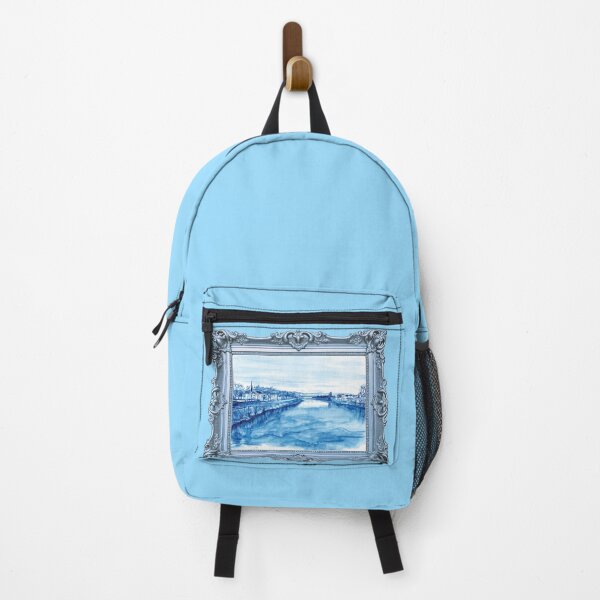 Item preview,  river banks, romantic blue landscape designed and sold by Mevissart.
