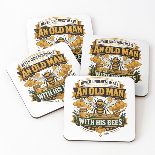 Item preview, An Old Man With His Bees designed and sold by FreshVibe Prints.