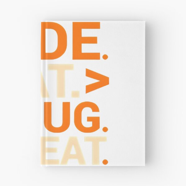 Item preview, Code Eat Debug Repeat HTML Tags Funny Notch Style Web Developer T-Shirt designed and sold by Zenith Design.